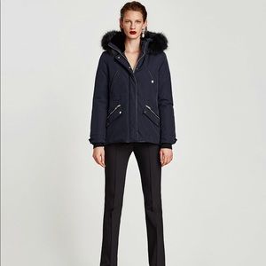 Zara Navy parka